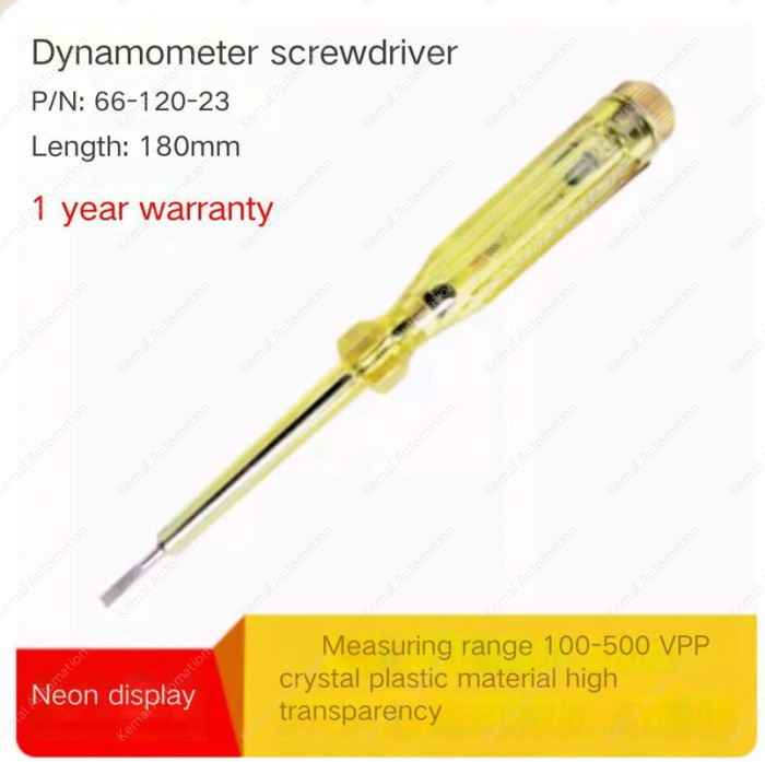 Electric screwdriver 100-500V/180mm 66-120-23